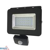 NAŚWIETLACZ LED SMD LOFOT 20W 6000K 1800LM IP65 CZARNY CZ. PIR C65-S-LFS-020BL-6K S-C65-S-LFS-020BL-6K BEMKO