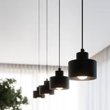 Sollux Lampa wisząca SAVAR 1 czarna SL.1132
