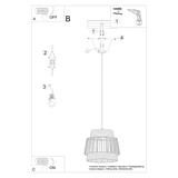 Sollux Lampa wisząca BRILO SL.1253