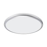 Ideus plafon zewnętrzny LED Planar 18W 1980lm 4000K srebrny O26,5cm IP54 03839 IDEUS