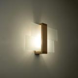 Sollux Kinkiet FENIKS 1 naturalne drewno SL.0077