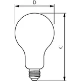 LED classic 200W A95 E27 CW FR ND 1PF/4 Żarówka LED 9,29002E+11 PHILIPS