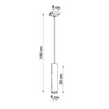 Sollux Lampa Wisząca LAGOS 1 chrom SL.1204