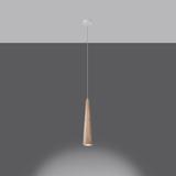 Sollux Lampa wisząca SULA 1 naturalne drewno SL.1100