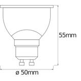 Lampa LED SMART+ WiFi PAR16 50 TW GU10 FR 3pack