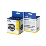 GTV CZUJNIK RUCHU CR-1, max. 1200W, AC 220-240V, 50/60Hz, KĄT DZIAŁANIA 180*, ZASIĘG 10m ± 1,8- 2,5m, IP44, NIE WSPÓŁPRACUJE Z LED, NATYNKOWY, CZARNY CR-CR1000-10 GTV Poland