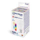 LED KULKA 4,9W E-14 230V RGBW+CCT+DIM BTM Spectrum SMART Easy Smart