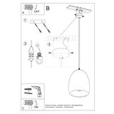 Sollux Lampa wisząca ceramiczna FLAWIUSZ SL.0848