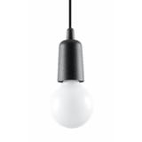 Sollux Lampa wisząca DIEGO 1 czarna SL.0572