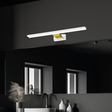 kinkiet łazienkowy LED Shine 13,8W 966lm 4000K biało/złoty IP44 ML7884 Milagro