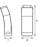 Oprawa SMART+ WIFI CURVE WALL RGBW SI