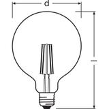 Lampa LED SMART+ Filament Globe Dimmable 60 5,5W E27