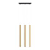 Sollux Lampa Wisząca PASTELO 3L złoty połysk SL.1196