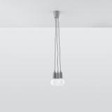 Sollux Lampa wisząca DIEGO 3 szara SL.0576