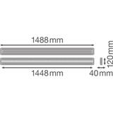 Oprawa liniowa z bezpośrednim i pośrednim rozsyłem światła LINEAR IndiviLED DIRECT 1500 48W/4000K