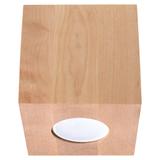 Sollux Plafon QUAD naturalne drewno SL.0493