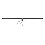 NORTES LED 18W, lampa nad lustro, 1600lm, 4000K, dł. 100 cm, aluminium, czarna AD-OM-6209L4/B ORNO