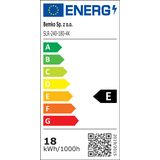 Plafoniera LED TALAR SLR 18W 4000K 1710lm NT C39-SLR-240-180-4K BEMKO
