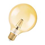 Lampa LED Vintage 1906 CL GLOBE125 Filament szkło przezroczyste GOLD 55 non-dim 6,5W 825 E27