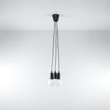 Sollux Lampa wisząca DIEGO 3 czarna SL.0573