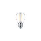 Żarówka LED Kulka 2W=25W 250lm / 2700K barwa ciepła LEDLuster 2-25W P45 E27 827 9,29001E+11 PHILIPS