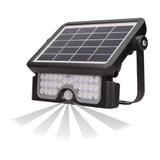 LUX LED 5W, naświetlacz solarny z czujnikiem ruchu 500lm, IP65, 4000K, 2x1500mAh, czarny AD-SL-6108BLR4 ORNO