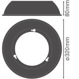 Oprawa HIGH BAY COMPACT V REFL 133W 80DEG SI