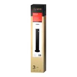 DALIA oprawa ogrodowa słupek z czujnikiem PIR, E27, max. 15W, IP54, 80 cm, czarny AD-OP-6568BE27SMR ORNO