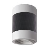 Oprawa sufitowa PIANO DWL GU10 BLACK/WHITE 04027 IDEUS