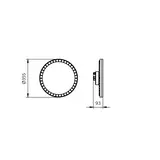 Oprawa Highbay 185W 28000lm 4000K BY022P G3 LED280S/840 PSU WB GR D355mm IP65 IK06 Philips