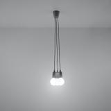 Sollux Lampa wisząca DIEGO 3 szara SL.0576