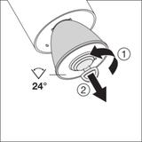 Szynowa oprawa TRACKLIGHT SPOT D75 25W 3000K 90RA NFL WT