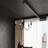 Sollux Żyrandol PICCOLO 3 czarny SL.0856