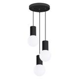 Lampa wisząca HALO 3P czarna