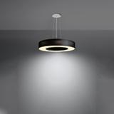 Sollux Żyrandol SATURNO SLIM 50 czarny SL.0750