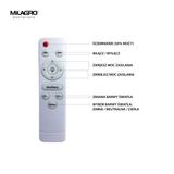 kinkiet LED Notte 40W 2800lm 3000/6000K (pilot w zestawie) niebieski ML6183 Milagro