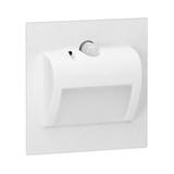 DRACO LED NEW 1,5W, oprawa schodowa podtynkowa, 12VDC, 30lm, 4000K, biała, czujnik ruchu i zmierzchu AD-OS-6164LR4/W ORNO