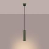 Sollux Lampa wisząca LAGOS 1 zielona oliwka SL.1484