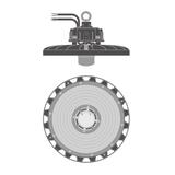 Oprawa HIGH BAY SENSOR 93W 4000K 110DEG IP65