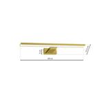 kinkiet łazienkowy nad lustro LED Shine Gold 13,8W 966lm 4000K IP44 ML5734 Milagro