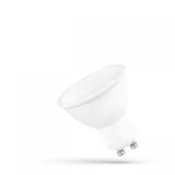 LED GU10 230V 9W SMD WW z MLECZNĄ SZYBKĄ białaSPECTRUM