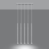 Lampa wisząca PASTELO 5 biała