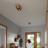 Sollux Plafon QUATRO 2 naturalne drewno SL.0916