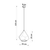 Sollux Lampa wisząca ceramiczna PAVLUS SL.0844
