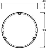 Ramka DOWNLIGHT SLIM FRAME DN 210 WT