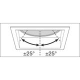 Oprawa SPOT SQUARE DARKLIGHT ADJUST 8W 3000K FL BK