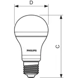 Żarówka LED CorePro kulka 12,5-100W A60 E27 840 4000K barwa neutralna produkt wycofany 9,29001E+11 PHILIPS