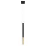 Sollux Lampa wisząca MOZAICA 1 czarny/złoto SL.0891