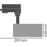 Szynowa oprawa TRACKLIGHT SPOT D95 55W 4000K 90RA NFL BK