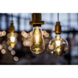 Lampa LED Vintage 1906 dim CL GLOBE125 Filament szkło przezroczyste GOLD 55 dim 7W 825 E27